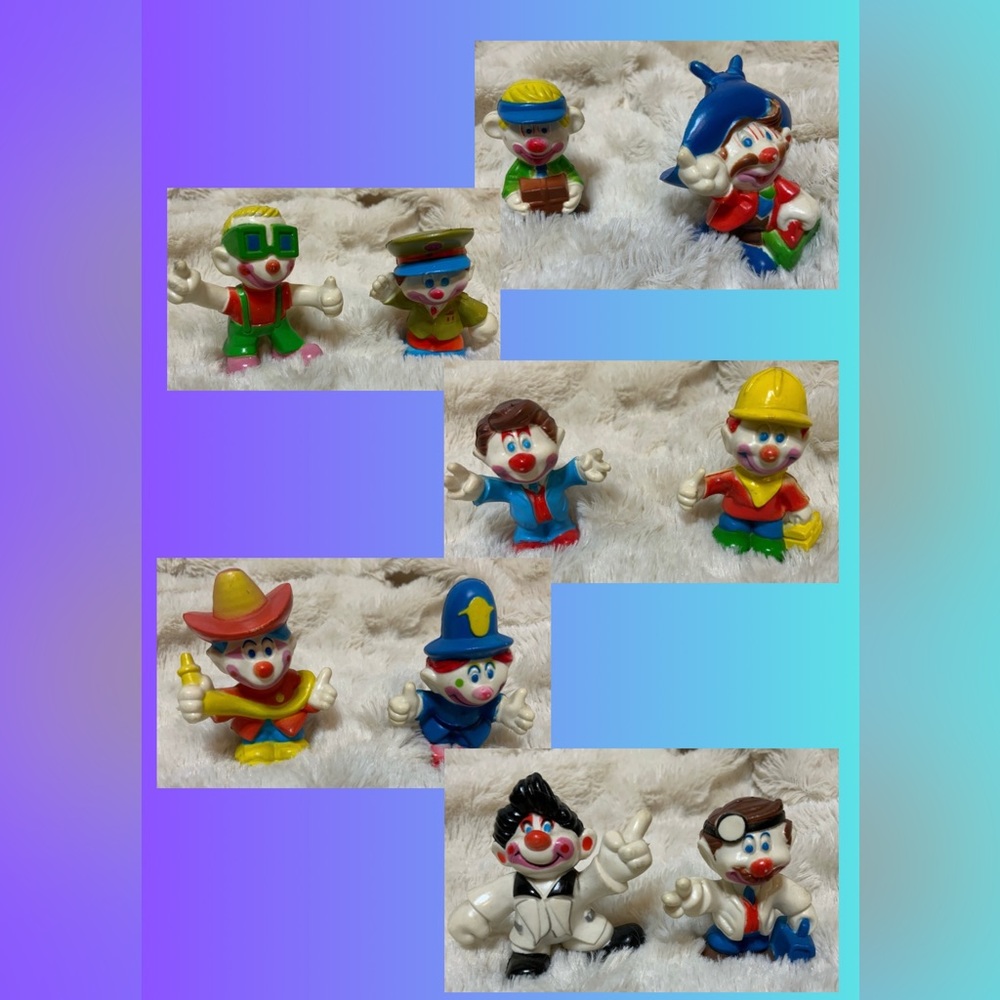 1981 Mego Corp Clowns Figures. Clown Around Circus Toys